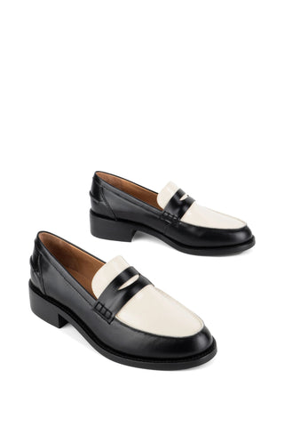 Next Door Loafer in Black and White