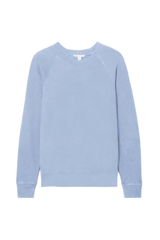 French Terry Relaxed Sweatshirt in Breeze Pigment