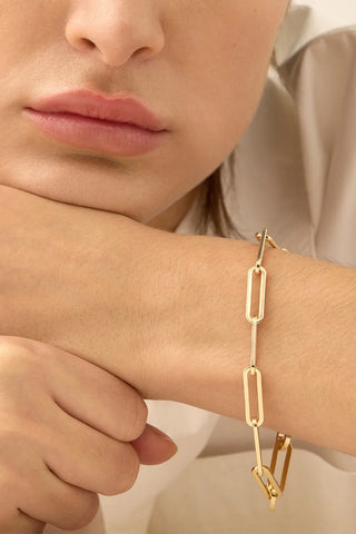 Andi Slim Bracelet in Gold