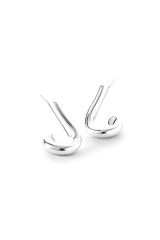 Dara Ear Climbers in High Polish Silver