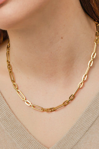 Mercer Chain Necklace in Gold
