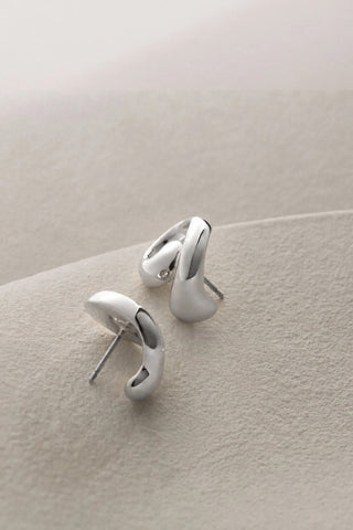Small Gio Earrings in Silver