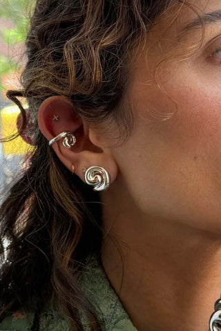 Small Gio Earrings in Silver