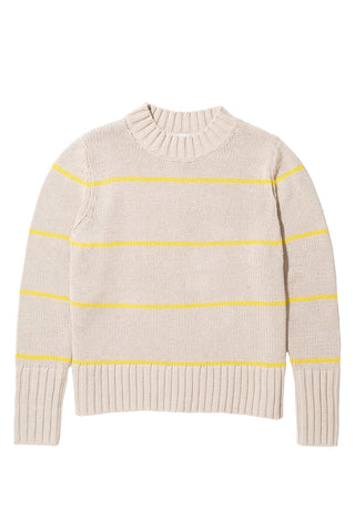 Tatum Sweater in Khaki/Yellow