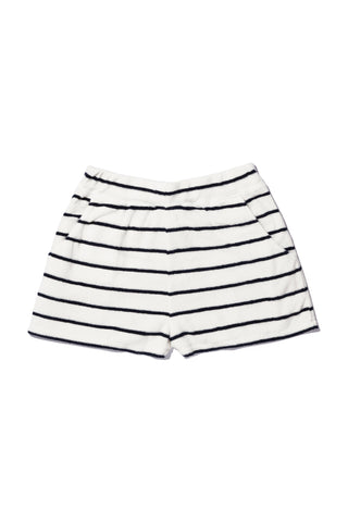 Terry Venus Short in Navy/Cream