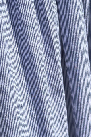 Artist Long Shirt in Blue Pinstripe