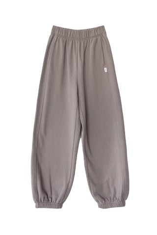 French Terry Balloon Pant in Mushroom