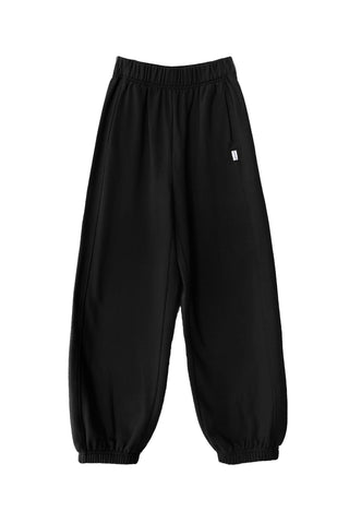French Terry Balloon Pant Black