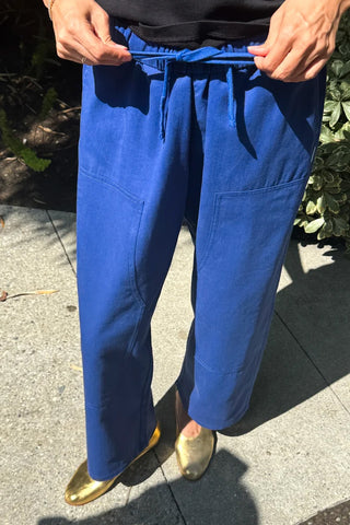 Gardener's Pants in Deep Blue