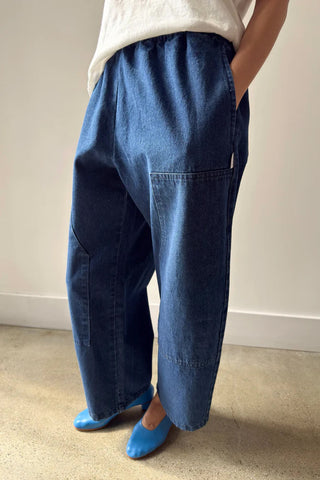 Gardener's Pants in Blue Denim