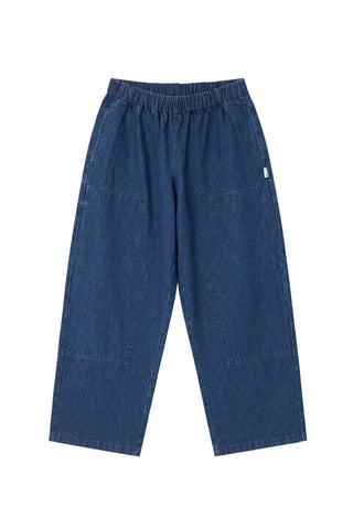 Gardener's Pants in Blue Denim
