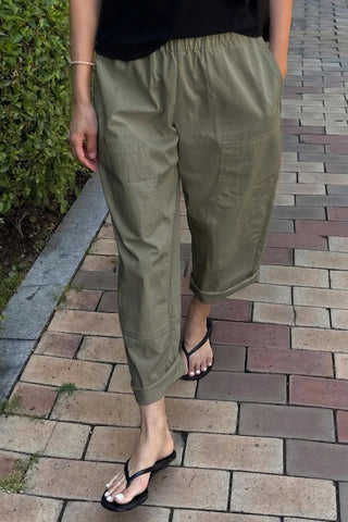 Gardener's Pants in Army Green