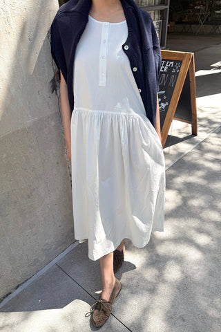 Marianne Tank Dress in White