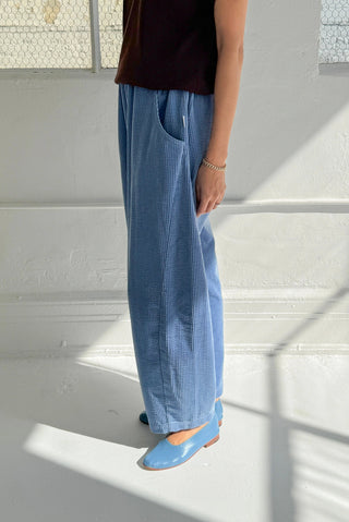 Soft Corduroy Arc Pants in Blue