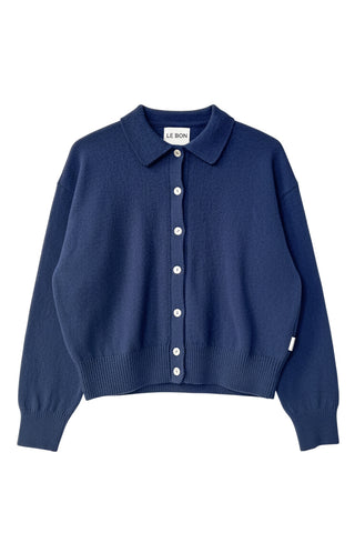 The Club Cardigan in Navy