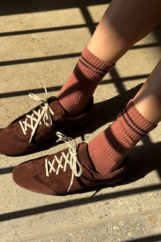 Boyfriend Socks in Clay