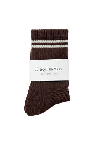 Boyfriend Socks in Wood