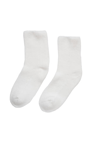 Cloud Socks in Classic White