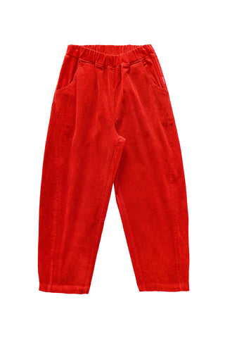 Corduroy Arc Pants in Flame