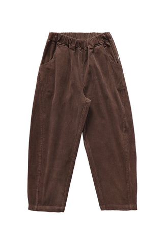 Corduroy Arc Pants in Chocolate