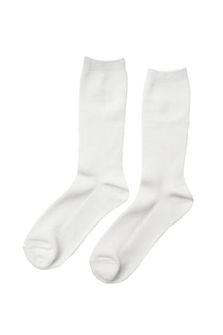 Crisp Step Socks in White
