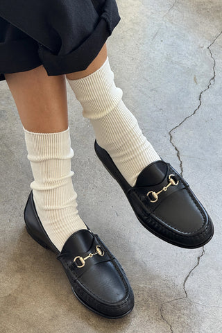 Crisp Step Socks in White