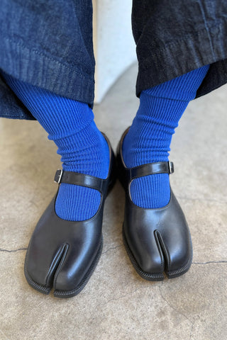 Crisp Step Socks in Blue