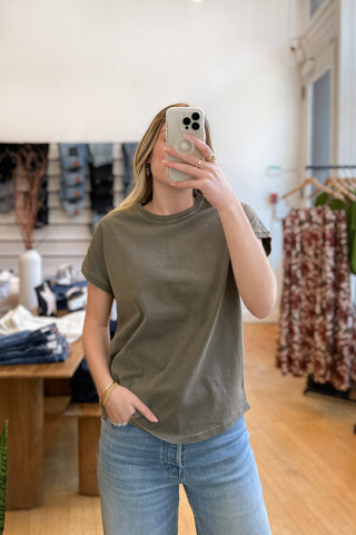 Ease Tee in Army Green