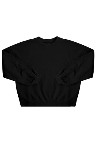 French Terry Core Sweatshirt Black