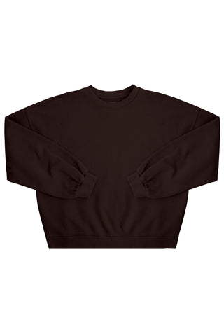French Terry Core Sweatshirt Cocoa Bean