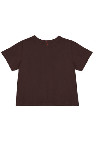 Little Boy Tee in Dark Cacao