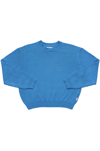 Milo Cotton Sweater in Blue