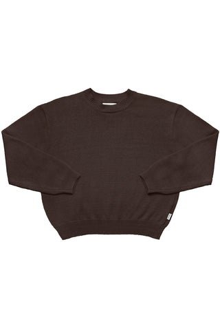 Milo Cotton Sweater in Brown