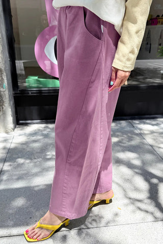 Arc Pants in Dusty Lilac