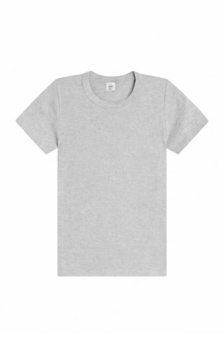 Kelly Slim Fit Tee in Heather Grey