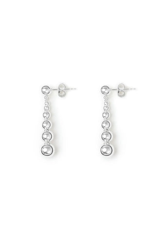 Rebecca Earrings in Silver