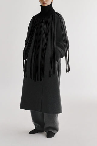 Adrenne Poncho in Black