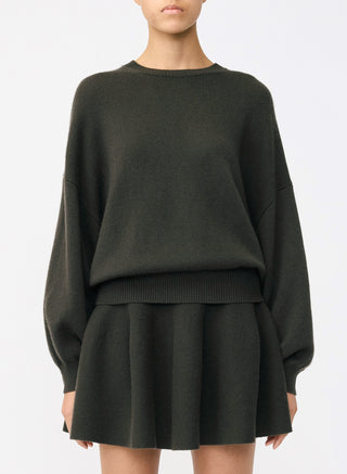 Veira Sweater in Dark Fern