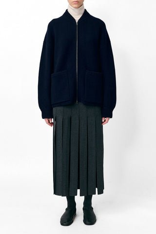 Yrsa Cardigan Jacket in Navy