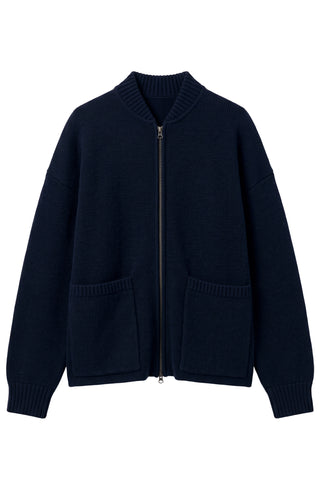 Yrsa Cardigan Jacket in Navy