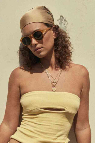 Tyo Sunglasses in Polished Butterscotch