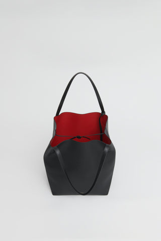 Everyday Soft Tote in Black/Flamma