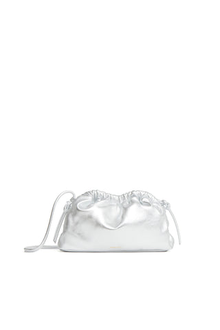 Mini Cloud Clutch in Silver