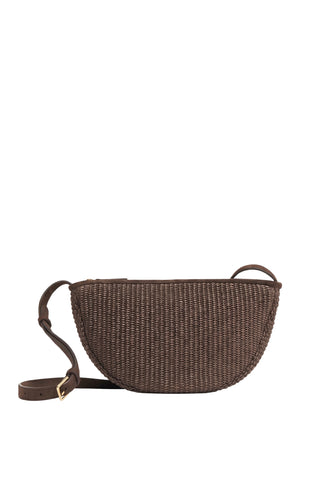 Moon Sling in Ebony Raffia