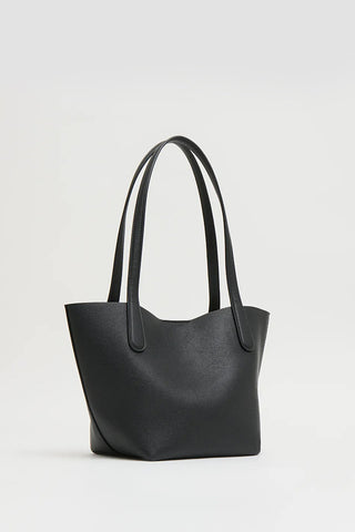 Small Everyday Soft Tote in Black/Flamma
