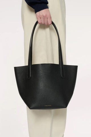 Small Everyday Soft Tote in Black/Flamma