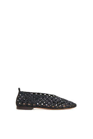Woven Ballerina in Black