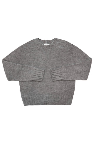 Alpaca Blend Sweater in Gray