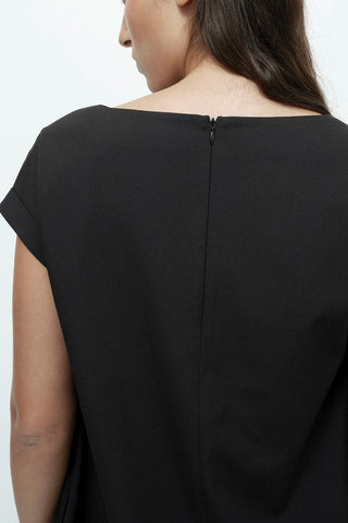 Balloon Maxi Dress in Black