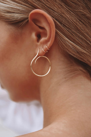 Isla Earrings in Gold Vermeil